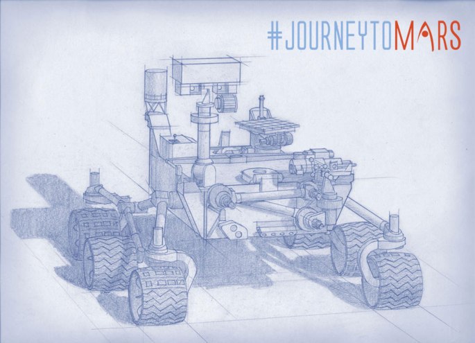 Planning for NASA's 2020 Mars rover envisions a basic structure that capitalizes on the design and engineering work done for the NASA rover Curiosity, which landed on Mars in 2012, but with new science instruments selected through competition for accomplishing different science objectives. Mars 2020 is a mission concept that NASA announced in late 2012 to re-use the basic engineering of Mars Science Laboratory to send a different rover to Mars, with new objectives and instruments, launching in 2020. NASA's Jet Propulsion Laboratory, a division of the California Institute of Technology, Pasadena, manages NASA's Mars Exploration Program for the NASA Science Mission Directorate, Washington. Credits: NASA/JPL-Caltech
